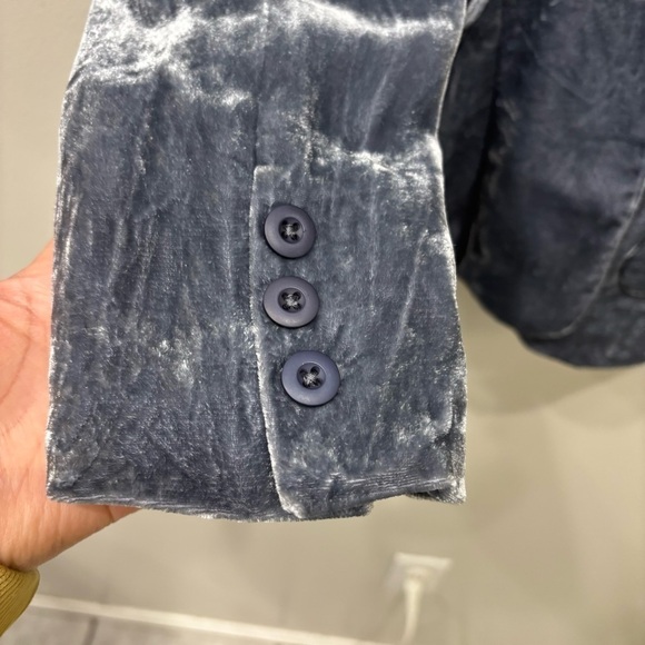 Sundance Beau Velvet Silk Blend Lined Floral Blazet Jacket Women’s Size 4 - Picture 5 of 14